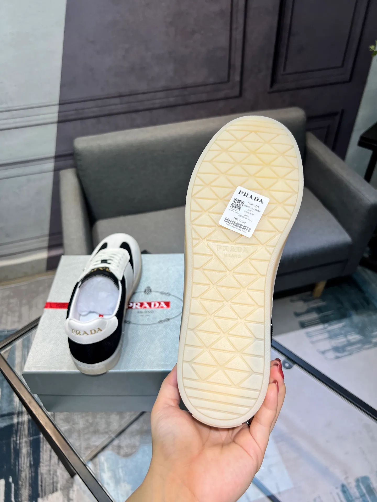 Men's shoes 💰540 [PRADA] Men's shoes are popular in the counter, official website synchronization, 1 high-quality shipment ✔️ Original frosted cowhide + cowhide lining, 1🆚1 replica, original sole, 38-45 (45 customized, non-refundable)